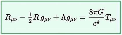 The Einstein field equations.